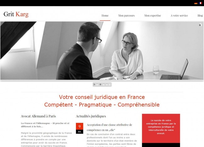 Websites for Freelancers and small companies Paris Hamburg Kiel